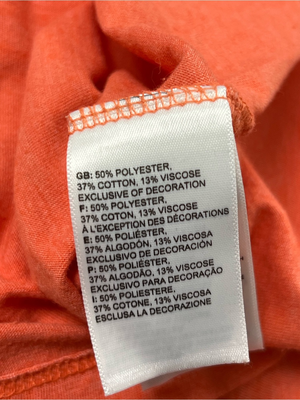 The North Face Orange Half Dome Graphic Logo Circular Design Tee Women’s Small. - Picture 6 of 8